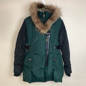 Nicole Benisti Winter Jacket Fur Trim L